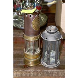2 MINERS LANTERNS