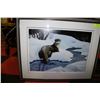 Image 1 : DUCKS UNLIMITED SIGNED/FRAMED PIC OF "ALONG THE