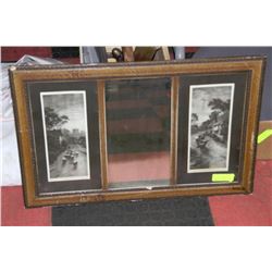 VINTAGE PICTURE MIRROR