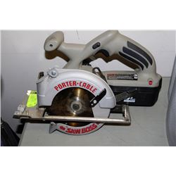 PORTER CABLE 19.2VOLT SAW BOSS WITH BATTERY