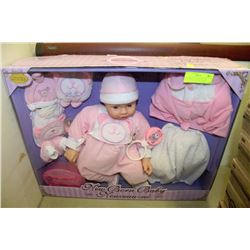 NEW BORN BABY COLLECTOR EDITION DOLL WITH CLOTHES