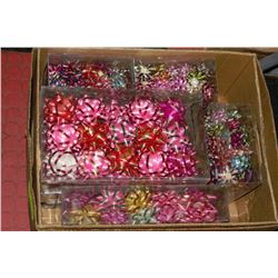 BOX WITH ASSORTED NEW BOWS