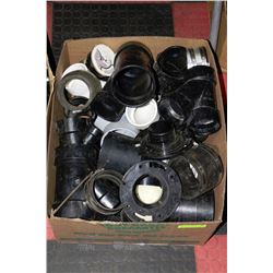 LARGE BOX FULL OF 3 & 4 INCH PVC