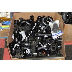 LARGE BOX W/ 1 1/2" PVC FITTINGS