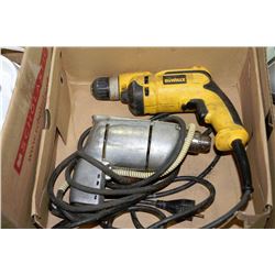 FLAT WITH 2 DRILLS INCLUDING DEWALT AND CRAFTSMAN