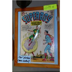 1960'S VINTAGE SUPERBOY COMIC DISPLAY