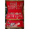 Image 1 : SILVERWARE CHEST WITH CONTENTS