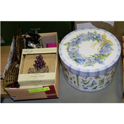 3 PIECE BOX SET WITH BOTH OF ACCENT PIECES