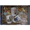 Image 1 : BOX OF COLLECTIBLE MUGS & PENDELTON FIGURES