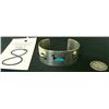 Image 2 : Overlay Bracelet With Turquoise Inlay