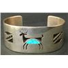 Image 5 : Overlay Bracelet With Turquoise Inlay