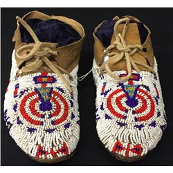 Southern Plains Moccasins Circa Late 1800s