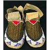 Image 1 : Fully Beaded Plains Moccs - Circa 1900