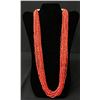 Image 1 : Multi-Strand Coral-Style Necklace