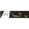 Image 2 : Tufa Cast Bracelet With a Black Pearl