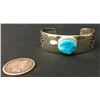 Image 1 : Vintage Sterling Turquoise Cuff Bracelet