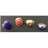 Image 1 : Group of 4 Sterling Rings
