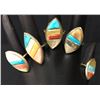 Image 1 : Vintage Navajo Inlay Ring Group