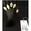Image 2 : Vintage Navajo Inlay Ring Group