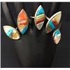 Image 4 : Vintage Navajo Inlay Ring Group