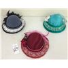 Image 2 : Group of 3 Old West Style Ladies Hats