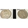 Image 2 : 2 Silver Peace Dollars