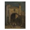 Image 1 : G.W., Oil on Carton - Street Scene