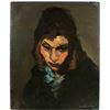 Image 2 : Vassyl Khmeluk, Oil on Board - Woman