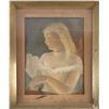 Image 2 : A. Hohermann, Oil on Board - Jeune Fille