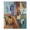 Image 1 : Oil on Canvas - Artist in Studio