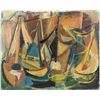 Image 2 : Oil on Canvas - Boats