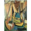 Image 3 : Oil on Canvas - Boats