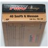 Image 1 : 10 BOXES PMC 40E Bronze 40 Smith & Wesson Full Metal Jacket Flat Point (500 ROUNDS).741569070454