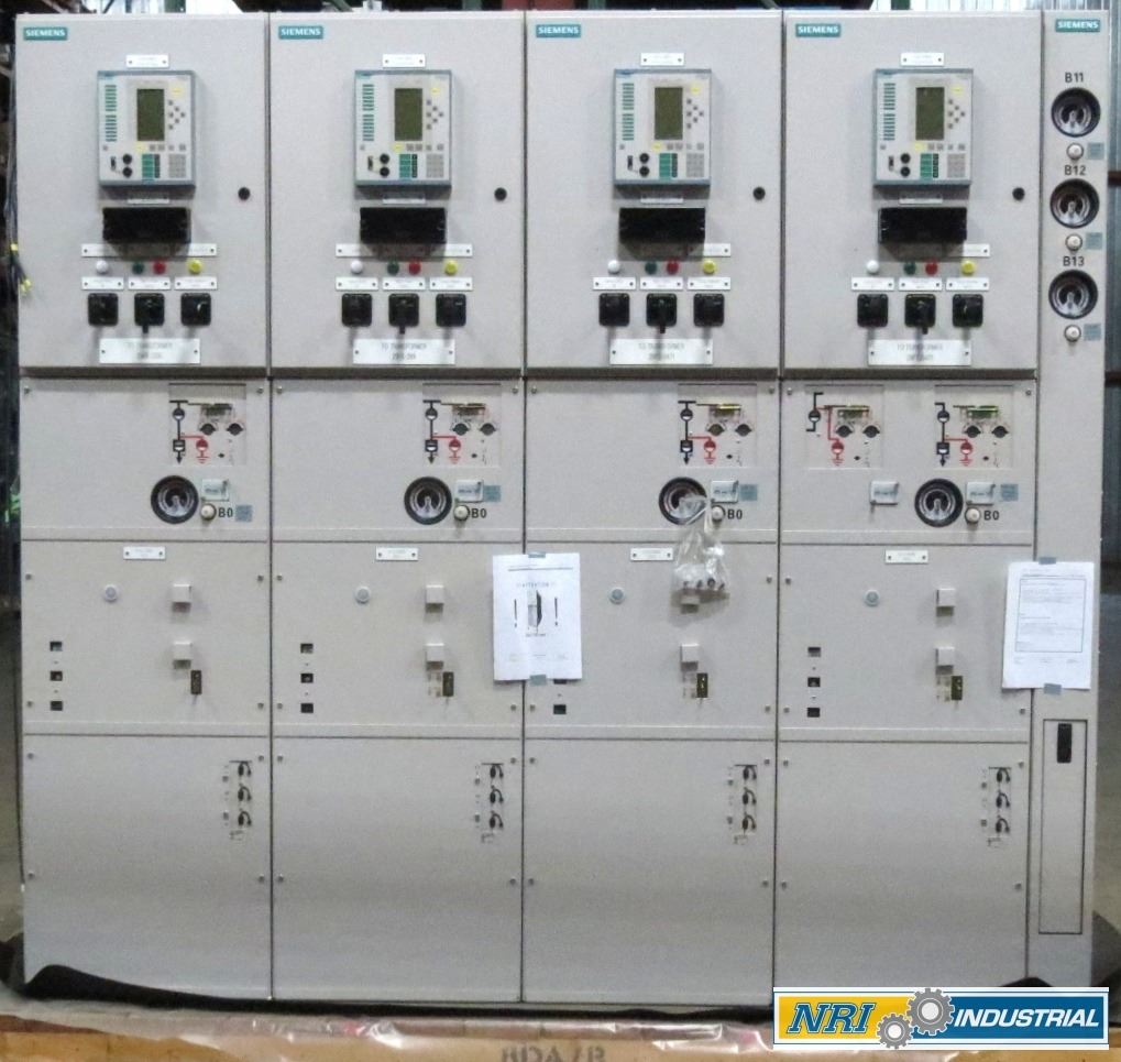 SIEMENS 8DA10 3AH49 GAS INSULATED 38KV-AC MEDIUM VOLTAGE SWITCHGEAR