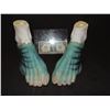 Image 1 : HELLBOY THE GOLDEN ARMY ABE SAPIEN MATCHED PAIR OF HERO FEET ON DOUG JONES FORMS