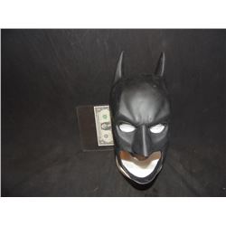 BATMAN THE DARK KNIGHT SCREEN USED HERO BAT SUIT COWL