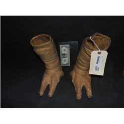 ET THE EXTRA TERRESTRIAL PUPPET FEET FROM ORIGINAL PRODUCTION ONLY PAIR KNOWN TO EXIST!