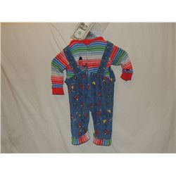 CHILD'S PLAY CURSE OF CHUCKY COMPLETE SCREEN USED PUPPET WORN WARDROBE