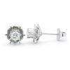 Image 2 : 0.31ctw Diamond Earrings - 14KT White Gold