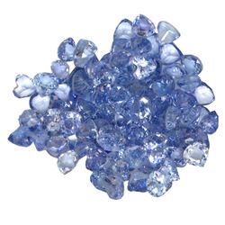 17.13ctw Round Mixed Tanzanite Parcel