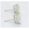 Image 7 : 6.09ctw Diamond Earrings - 14KT White Gold