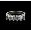Image 2 : 14KT White Gold 0.71ctw Diamond Ring
