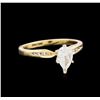 Image 1 : 0.61ctw Diamond Ring - 14KT Yellow Gold