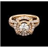 Image 2 : 2.06ctw Diamond Ring - 14KT Rose Gold