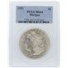 Image 1 : 1921 PCGS MS64 Morgan Silver Dollar