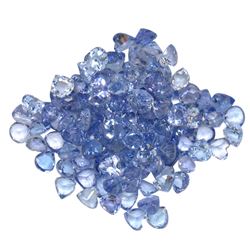 13.8ctw Round Mixed Tanzanite Parcel