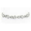 Image 1 : 3.63ctw Diamond Bracelet - 18KT White Gold