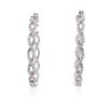 Image 1 : 14KT White Gold 1.50ctw Diamond Earrings