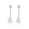 Image 1 : 14KT White Gold 1.61ctw Diamond Earrings