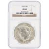 Image 1 : 1923 NGC MS63 Peace Silver Dollar